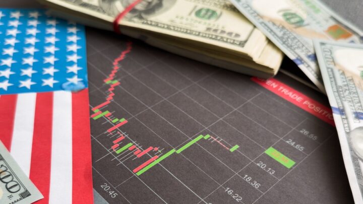 Grafico del deficit commerciale USA