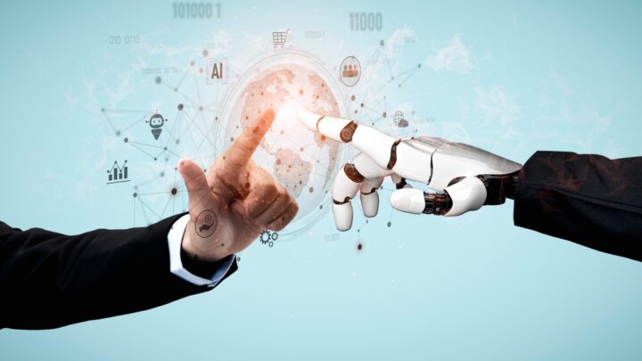 Rappresentazione grafica dell'intelligenza artificiale negli acquisti