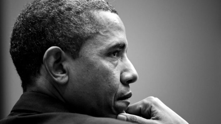 Barack Obama durante un evento di raccolta fondi